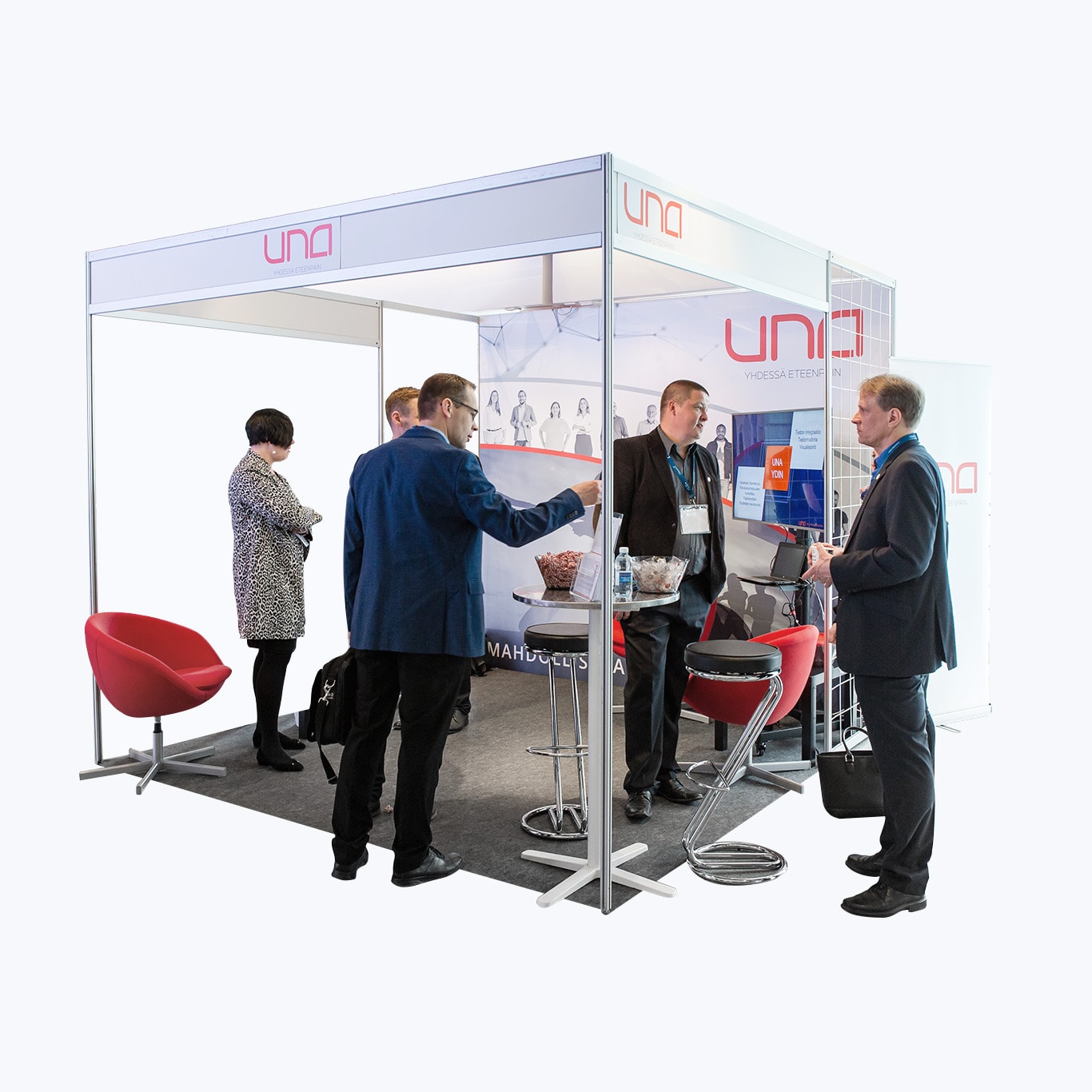 Exhibition stand for UNA Oy