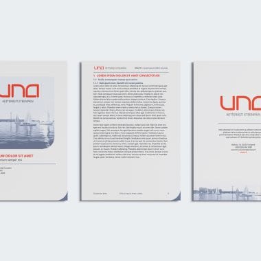Branded Microsoft Word Document Template Design