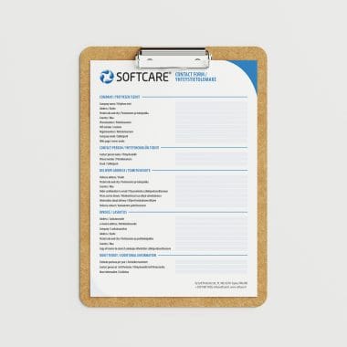 Branded Questionnaire Form Template Design