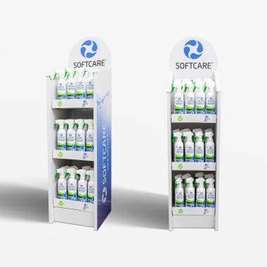 REusable Eco-Friendly Cardboard Product Display with Branding