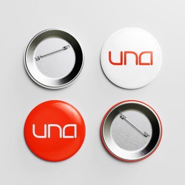 Branded Pins with Logo Print