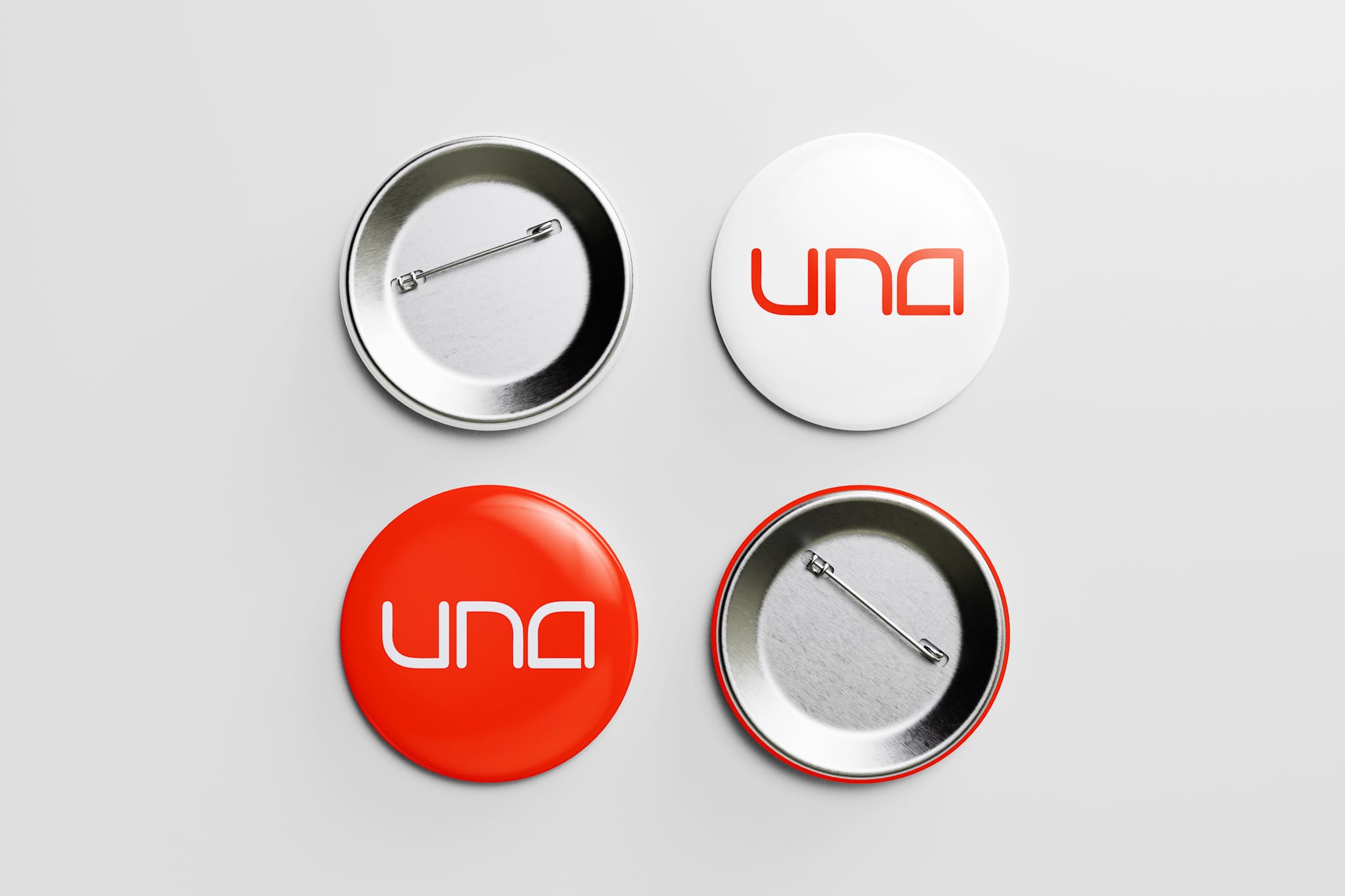 Branded Pins with Logo Print