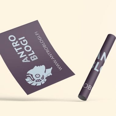 Poster Print Design with Logo