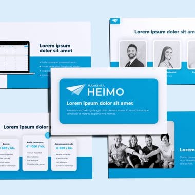 Branded Microsoft PowerPoint Presentation Template Design