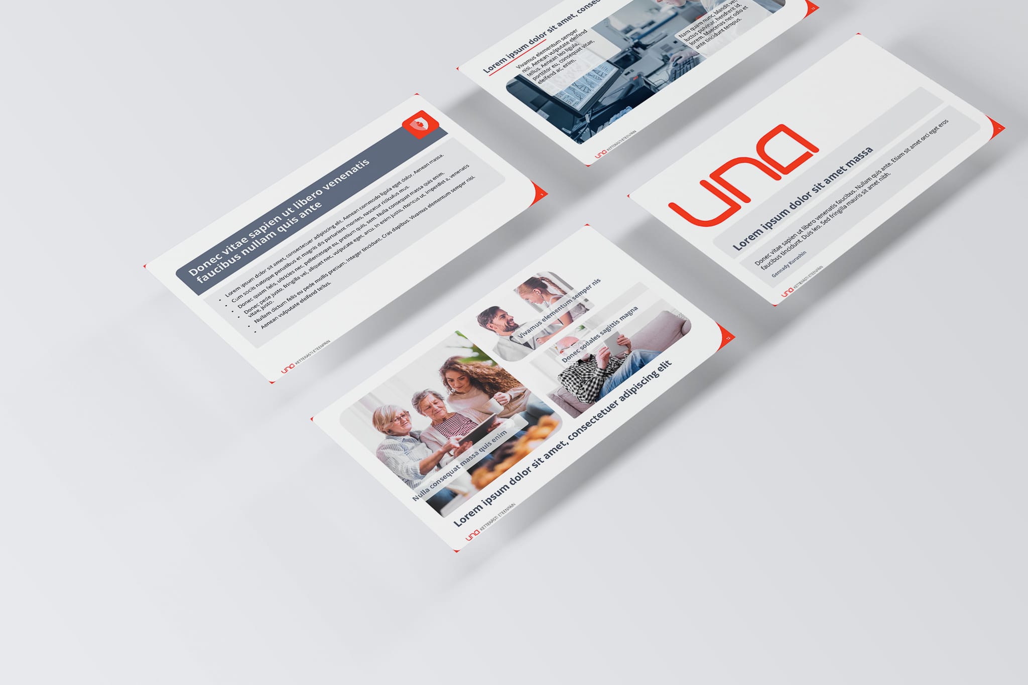 Branded Microsoft PowerPoint Presentation Template Design