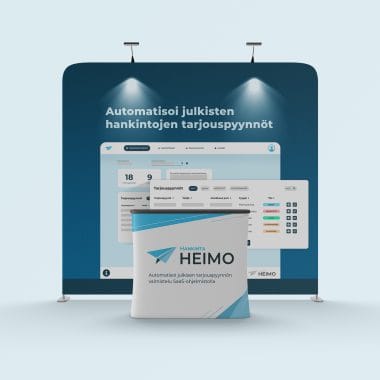 Exhibition Stand Design and Small Pop-up Table with Logo