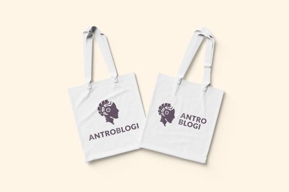 Branded Tote Bag with Logo Print