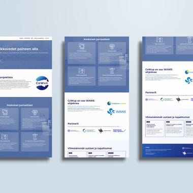 Mockup of Responsive Modern WordPress Web Pages
