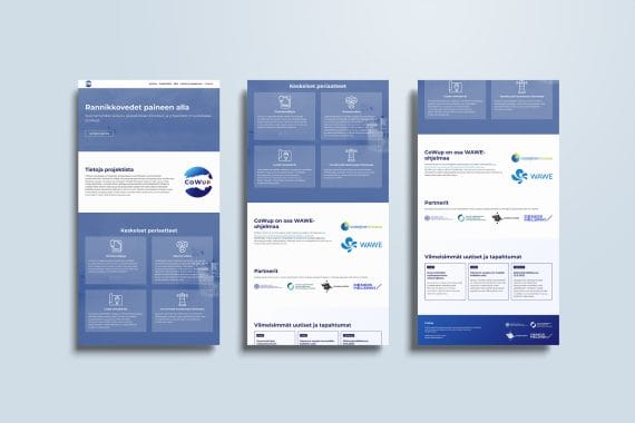 Mockup of Responsive Modern WordPress Web Pages