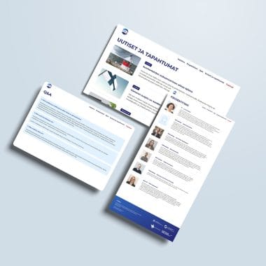 Mockup of Responsive Modern WordPress Web Pages