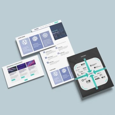 Mockup of Responsive Modern WordPress Web Pages