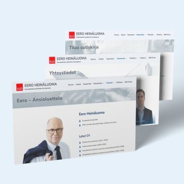Mockup of Responsive Modern WordPress Web Pages