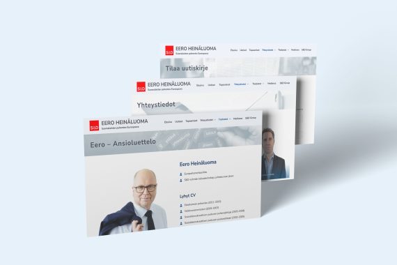 Mockup of Responsive Modern WordPress Web Pages