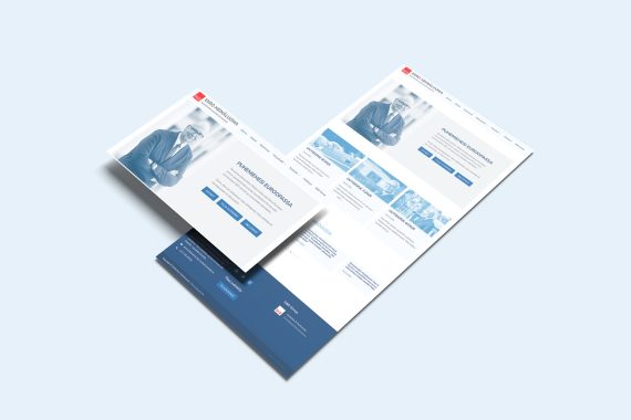 Mockup of Responsive Modern WordPress Web Pages
