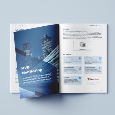 Product brochure mockup