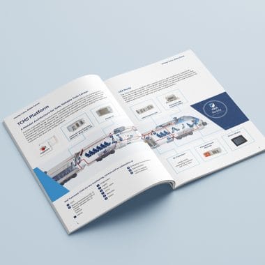 Product brochure mockup