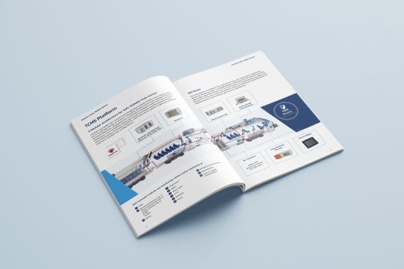 Product brochure mockup