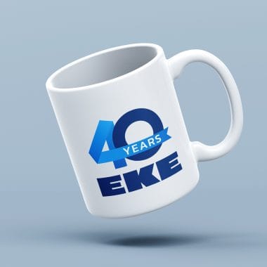 Mug mockup with branding