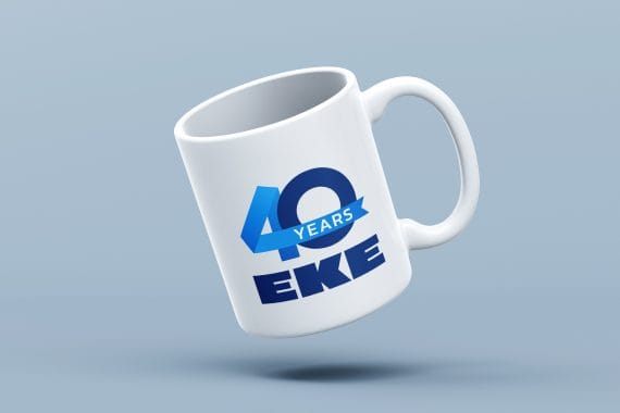 Mug mockup with branding