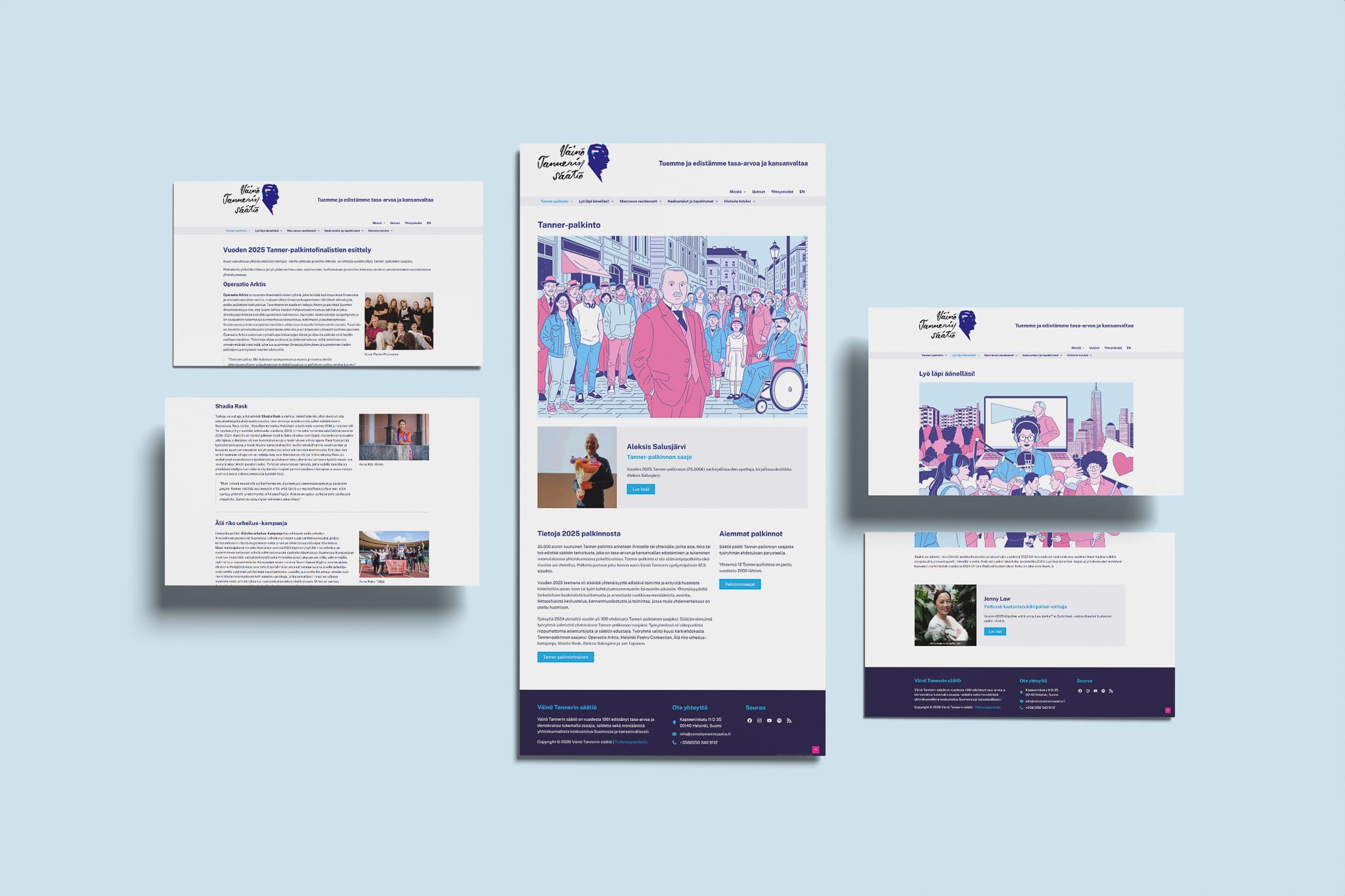 Mockup of Responsive Modern WordPress Web Pages