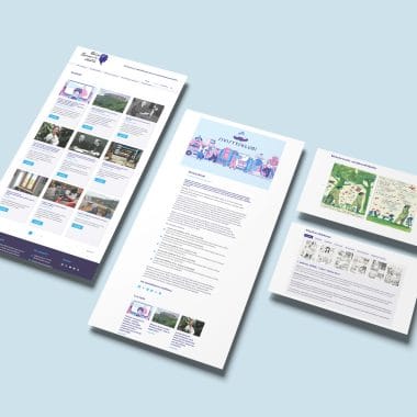 Mockup of Responsive Modern WordPress Web Pages