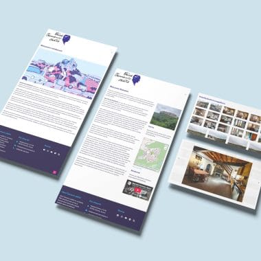 Mockup of Responsive Modern WordPress Web Pages