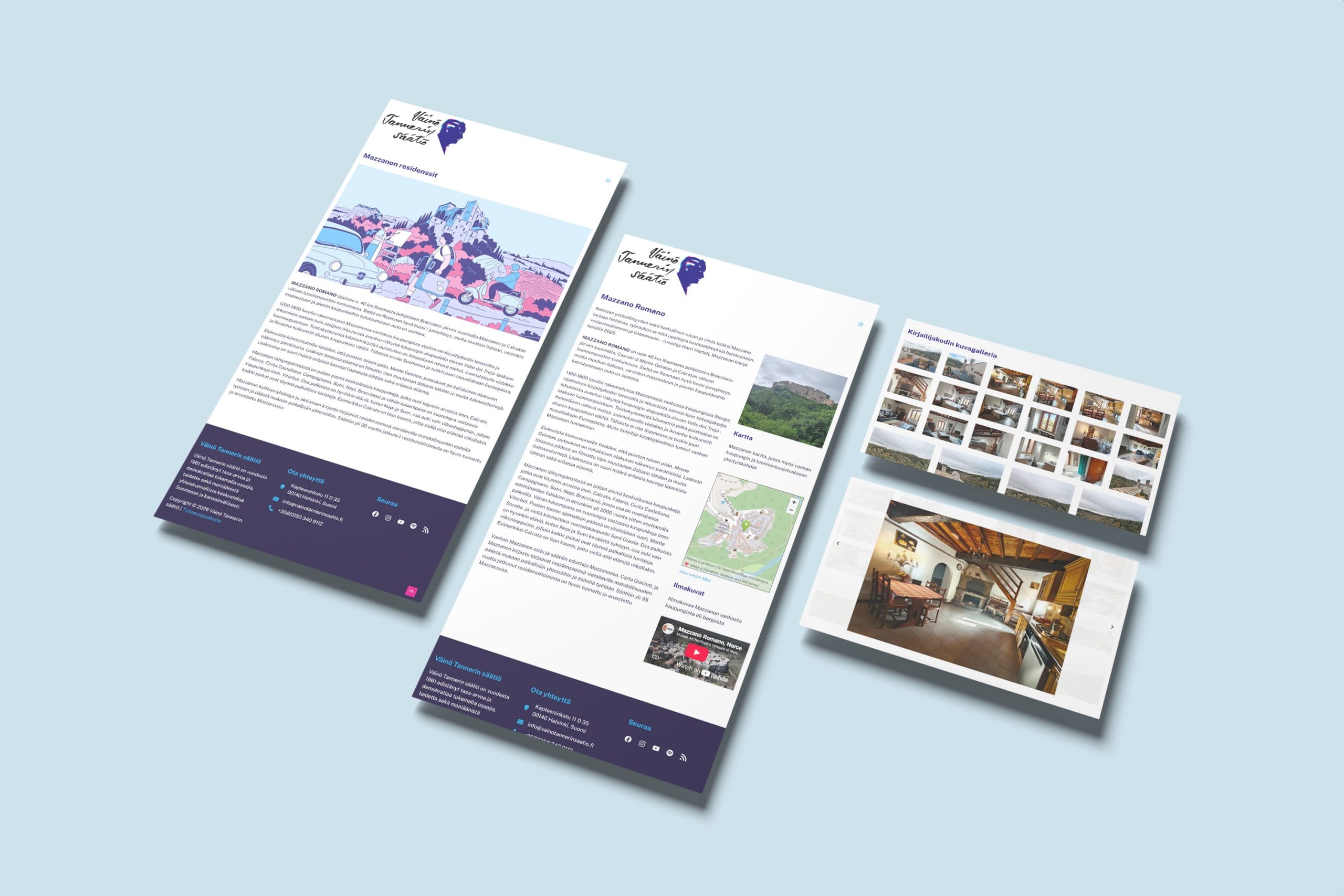 Mockup of Responsive Modern WordPress Web Pages