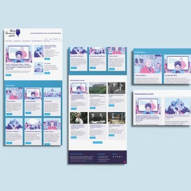 Mockup of Responsive Modern WordPress Web Pages