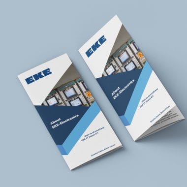 Z-fold brochure mockup