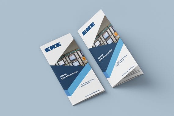 Z-fold brochure mockup