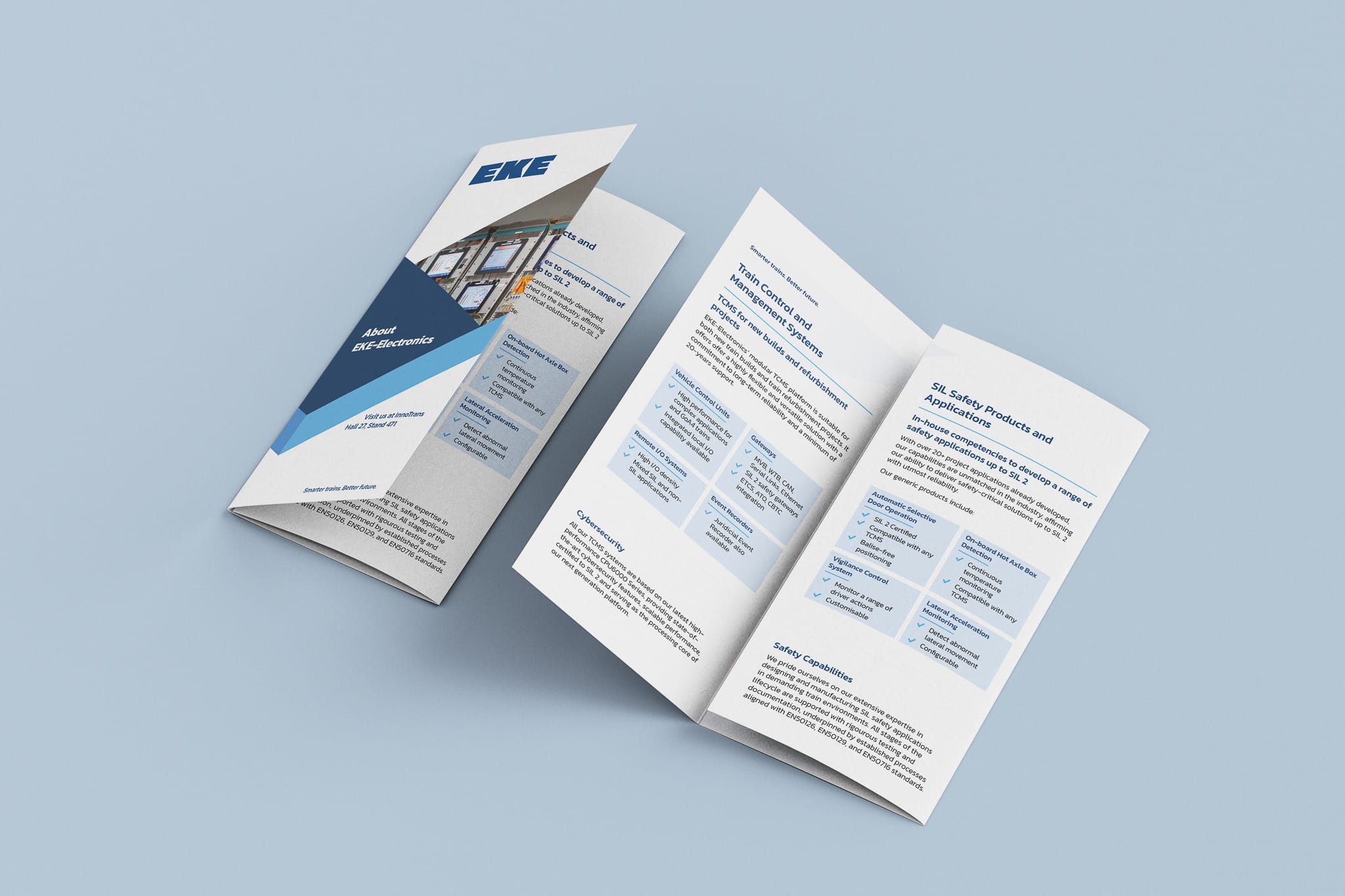 Z-fold brochure mockup