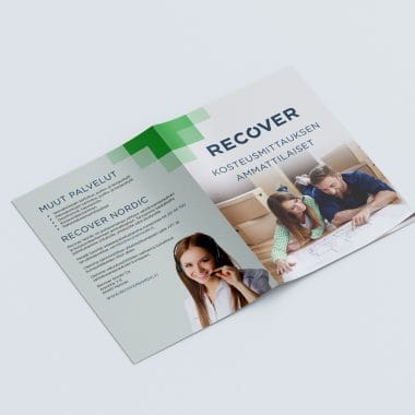 Fold A5 Brochure mockup