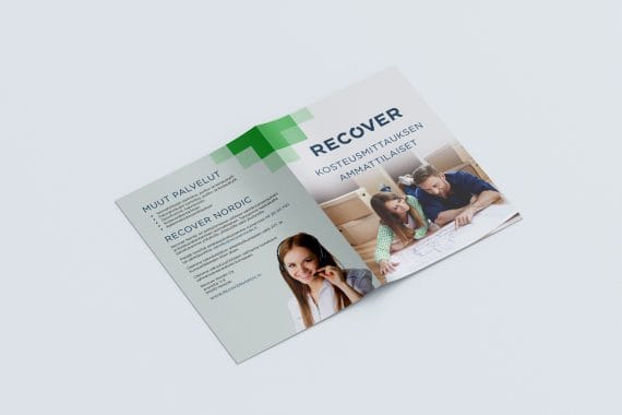 Fold A5 Brochure mockup
