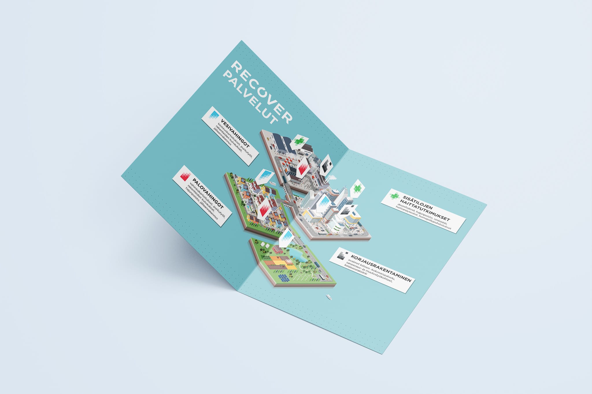 Fold A4 Brochure mockup