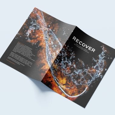 Bi-Fold A4 Brochure mockup